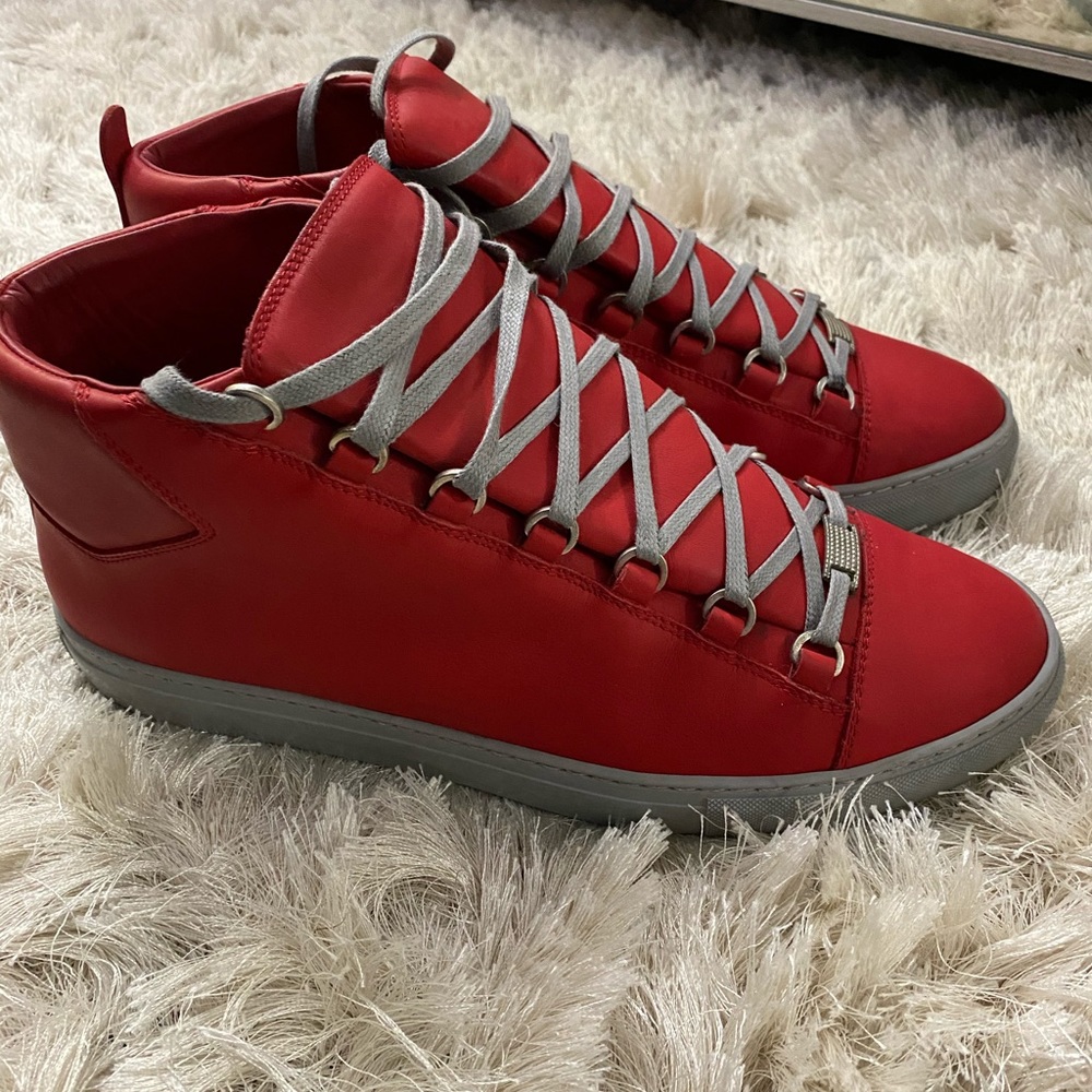 Balenciaga Arena Rouge Grenade high top 45EU/ 12US